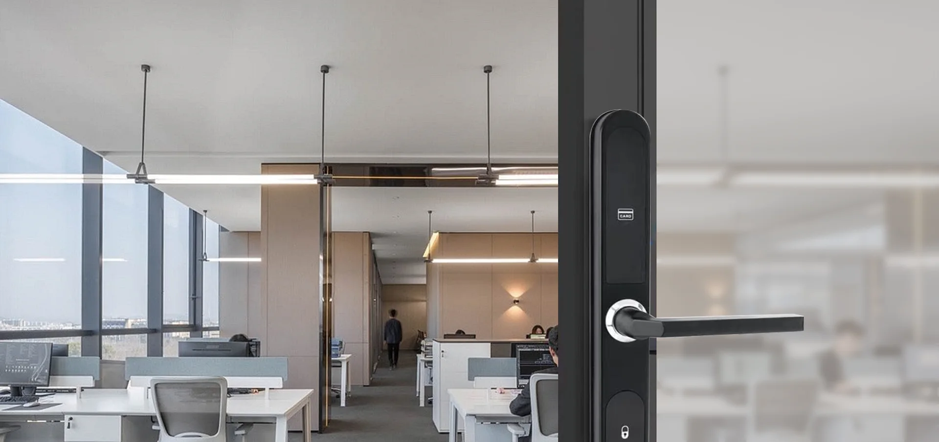 断桥铝密码刷卡锁DY108